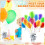 Poids pour ballon noir métallisé – 1 unité 2
