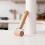 Wooden Dough Roller – Beechwood, Single Wheel, Handheld 4