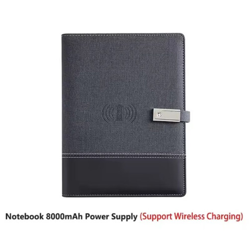 Notebook Wireless Charging 8000mAh Power Supply for Student Business Record Notes Writing Notepad 1