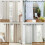 Gardinstang 2,5 cm diameter 81-132 cm sort med marmor 8