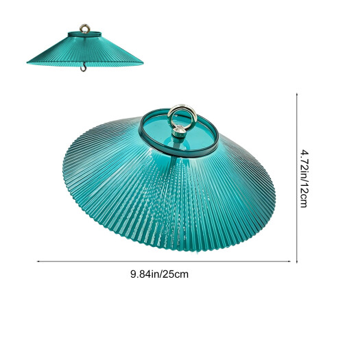 Bird Feeder Weatherproof Hanging Baffle Dome 2