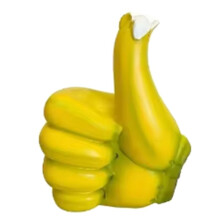 Banan Thumbs Żywica Rzeźba Dekoracja Domu do Salonu Gabinet