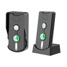 Draadloze 2-Weg Intercom, Intercom met Groot Bereik, Waterdicht Draadloos Intercomsysteem voor Binnen en Buiten voor Thuiskantoren