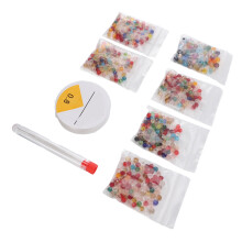 615pcs Artificial Crystal Beads Set 6mm & 8mm for Jewelry Making