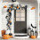 Pumpkin & Maple Leaf Garland Plastic Rattan 175 cm 4
