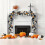 Pumpkin & Maple Leaf Garland Plastic Rattan 175 cm 5
