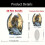 Praying Angel Statue Resin Tabletop Ornament 3