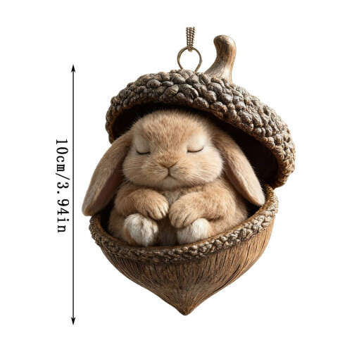 Waldtierfiguren in Pilzhäusern, 10 cm 1