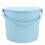 Organizing Storage Box Sky-Blue Plastic for Adults 1Pack 10*10*8in 6
