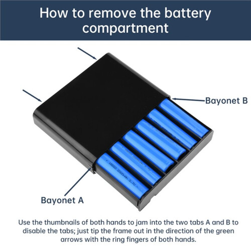 Bateria Externa com Saída de 5V, 9V e 12V para Celular, Tablet, Modem, com Alimentação Ininterrupta (UPS) e Bateria 18650 1