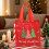 Christmas Gift Bag with Handle – Non-Woven, Red, 1 pc 5