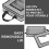 5-Compartment Flatware Storage Case with Removable Lid & Carry Handles – Large Capacity, Durable, Gray 5