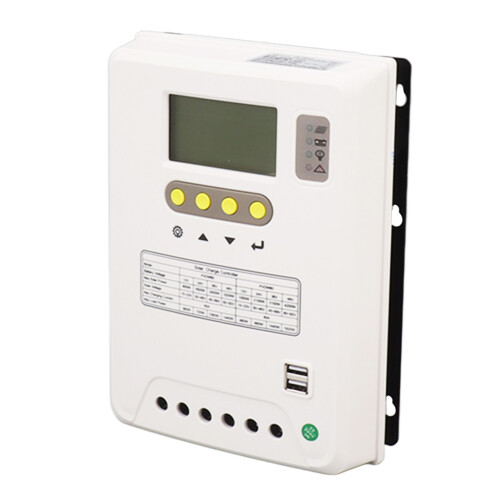 PWM solcelleladningsregulator 12V-48V med LCD-display
