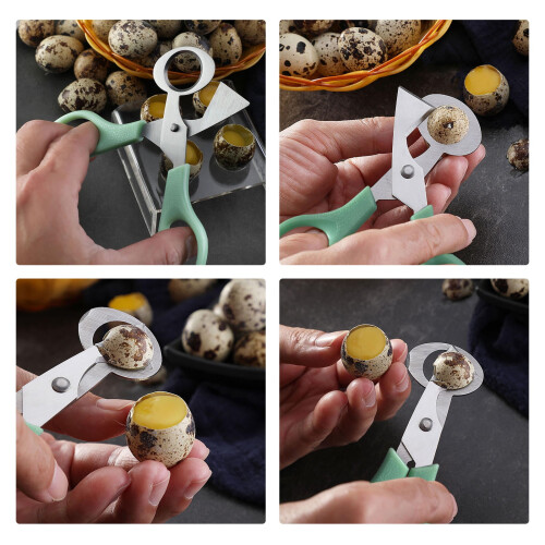 Egg Cutter Scissors Multi 1Set 5.5x2.4x0.3in Stainless Steel 2