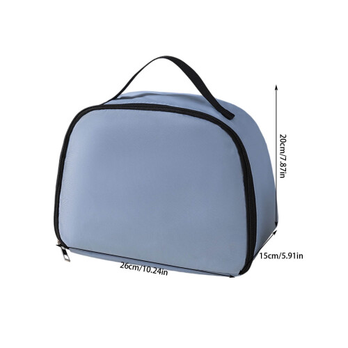 Borsa termica isolante per il pranzo da donna, compatta e riutilizzabile, ideale per il pranzo. 1