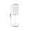 BalsaCircle 6 Clear 10 oz Plastic Cylindrical Wine Glasses with Long Stem Wedding Tableware 4