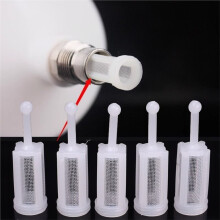 50 Filtros de Malha Fina para Pistola de Pintura Automotiva, Peças de Reposição Que Evitam o Entupimento Do Alimentador de Tinta para Grafite
