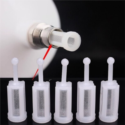 50pcs Fine Mesh Filter for Car Paint Spray Gun Replaceable Part Prevent Clogging Paint Feed Sprayer for Graffiti