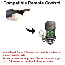 2pcs Garage Door Remote Control for Merlin M832 M842 M844 230t 430r Gate Door Remote Replacement 433.92mhz Rollling Code