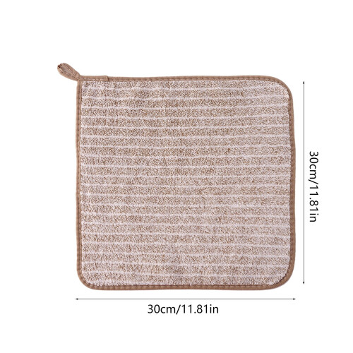 WZXPWT Dishcloth – Absorbent, Thickened Microfiber Kitchen Cloth for Degreasing & Fast-Drying Cleaning 2