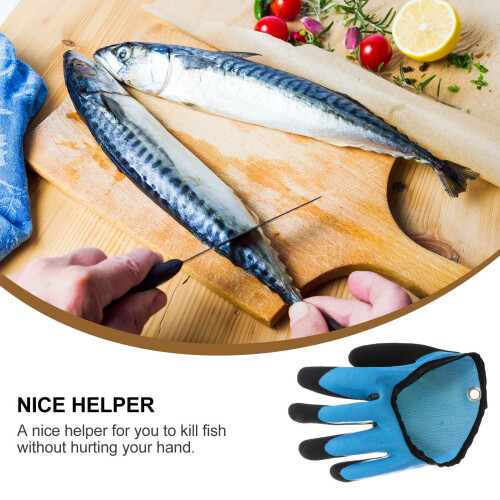 1 Luva de Pesca de Neoprene Masculina com Antiderrapante e Proteção para as Mãos 7,07 x 4,72 x 0,08 polegadas 1