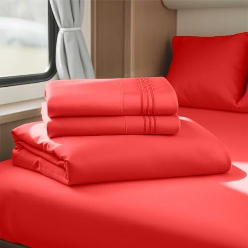 1800 Microfiber Short Queen RV Sheets Set 1