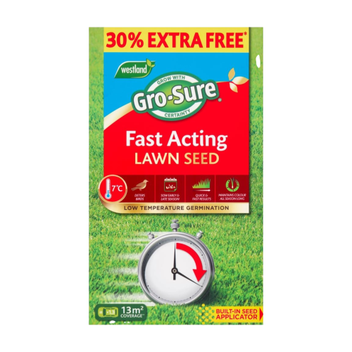 GRO-Sure Fast Acting Lawn Seed 13m² Coverage 2