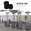 Sorte plasthjul til gasterrassevarmer 61 mm PP-materiale, reservedele til glat mobilitet 3