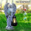 Solar Angel Garden Statue 13.2 in White 5