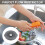 4Pcs Silicone Insert Water Flow Restrictors for Shower Head Grey Durable 8