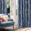Stone Blue Microfiber Blackout Curtains 52" W x 84" L, 2 4