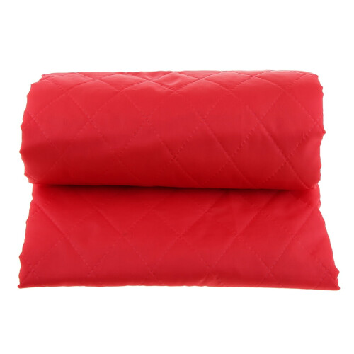 1-teiliges, doppelseitiges, gestepptes Kleid aus Poly/Baumwolle, rot 1