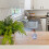 HOMEMAXS Μπλε και Λευκή Βάση για Σκεύη Κουζίνας από Πορσελάνη για Αποθήκευση Πάγκου 3