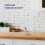 HOMEMAXS Μπλε και Λευκή Βάση για Σκεύη Κουζίνας από Πορσελάνη για Αποθήκευση Πάγκου 6
