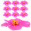 Artificial Hibiscus Flowers Rosy 10 pcs 4