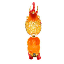Elephant Enamel Jewellery Box Rhinestone