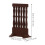 CATIEBYE2 pezzi Paravento giapponese in legno marrone per decorazione della stanza e elegante complemento d'arredo. 2