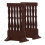 CATIEBYE2 pezzi Paravento giapponese in legno marrone per decorazione della stanza e elegante complemento d'arredo. 6