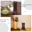 CATIEBYE2 pezzi Paravento giapponese in legno marrone per decorazione della stanza e elegante complemento d'arredo. 8