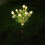 Luminárias solares de LED brancas em formato de flor de gardênia, 74 cm (29 polegadas). 5