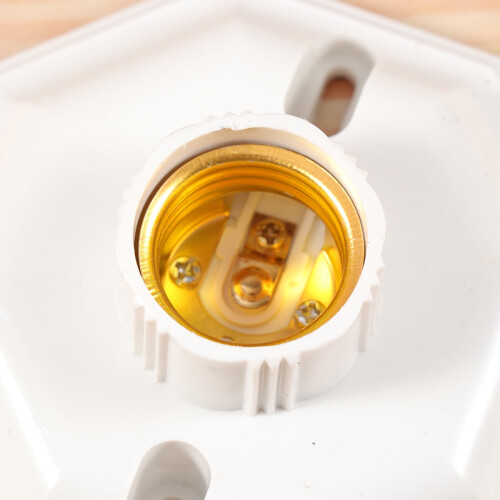 Octagonal Lamp Base with Screw Terminals – 2 Pack 1