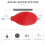 1Set Round Red Manual Blower Suitable for Keyboard Dust Blowing 4