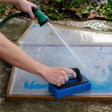4 Stuks Zeefdruk-Schrobpads met Handvat - voor Het Reinigen van Zeefdrukgaas, Inktreiniger en Accessoires voor Zeefdrukramen
