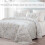 Boho blomstermønster quiltsett queen size med 2 puter 2
