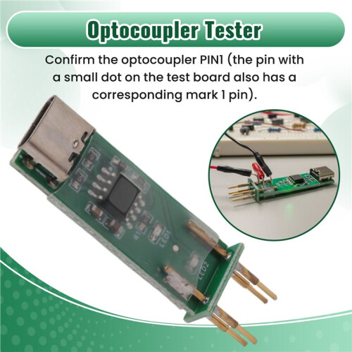 Optocoupler Tester Optocoupler Test Detection Tool Online Test Module Electronic Repair Tool for 4-Pin Optocoupler 1