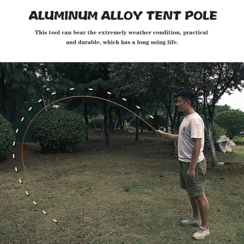 Aluminum Tent Poles 2 Pack 131" Lightweight Compact 2