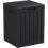 28-Gallon Floral Resin Deck Box - Black 2