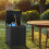 28-Gallon Floral Resin Deck Box - Black 3