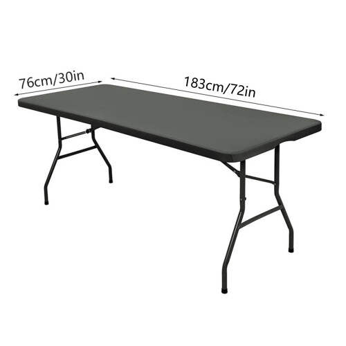 Spandex Picnic Tablecloth Elastic Tablecloth For 6x2.5ft Rectangular Table Stretchable Washable Patio Tablecloth For Outdoor 2
