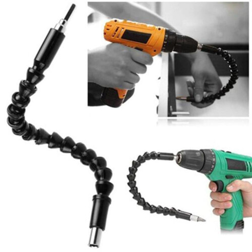 Right Angle Drill and Flexible Shaft Bits Extension Bit Holder Screwdriver 1